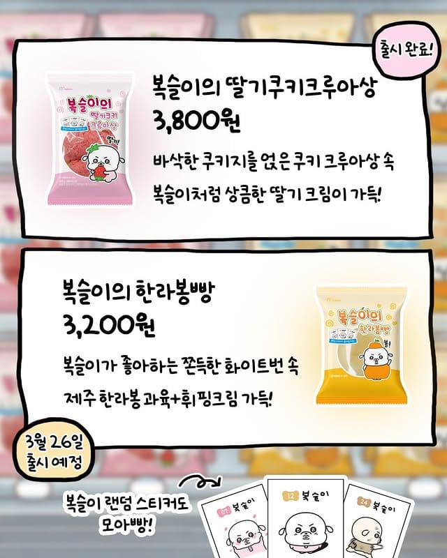 GS25 복슬이의 딸기쿠키 크루아상 & 한라봉빵 출시!! 이미지 3