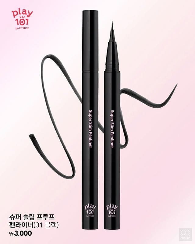 다이소 play101 by 에뛰드 -신상 메이크업 라인 마스카라 틴트 아이라이너 추천 후기 이미지 6
