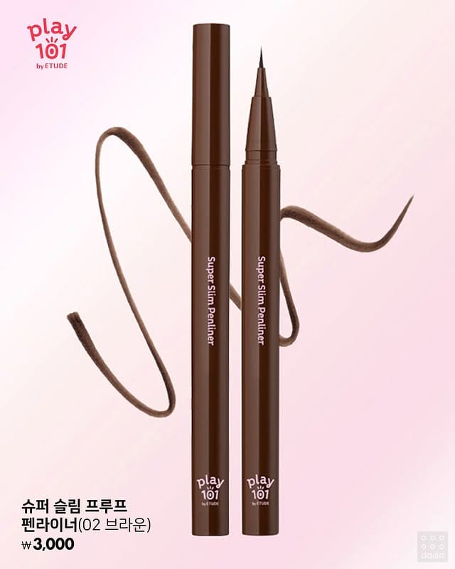 다이소 play101 by 에뛰드 -신상 메이크업 라인 마스카라 틴트 아이라이너 추천 후기 이미지 8