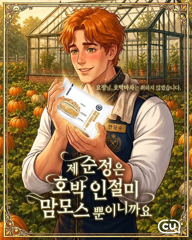 CU편의점 연세 호박인절미맘모스 출시🎃 쫀득달달 조합 미쳤다 이미지 1