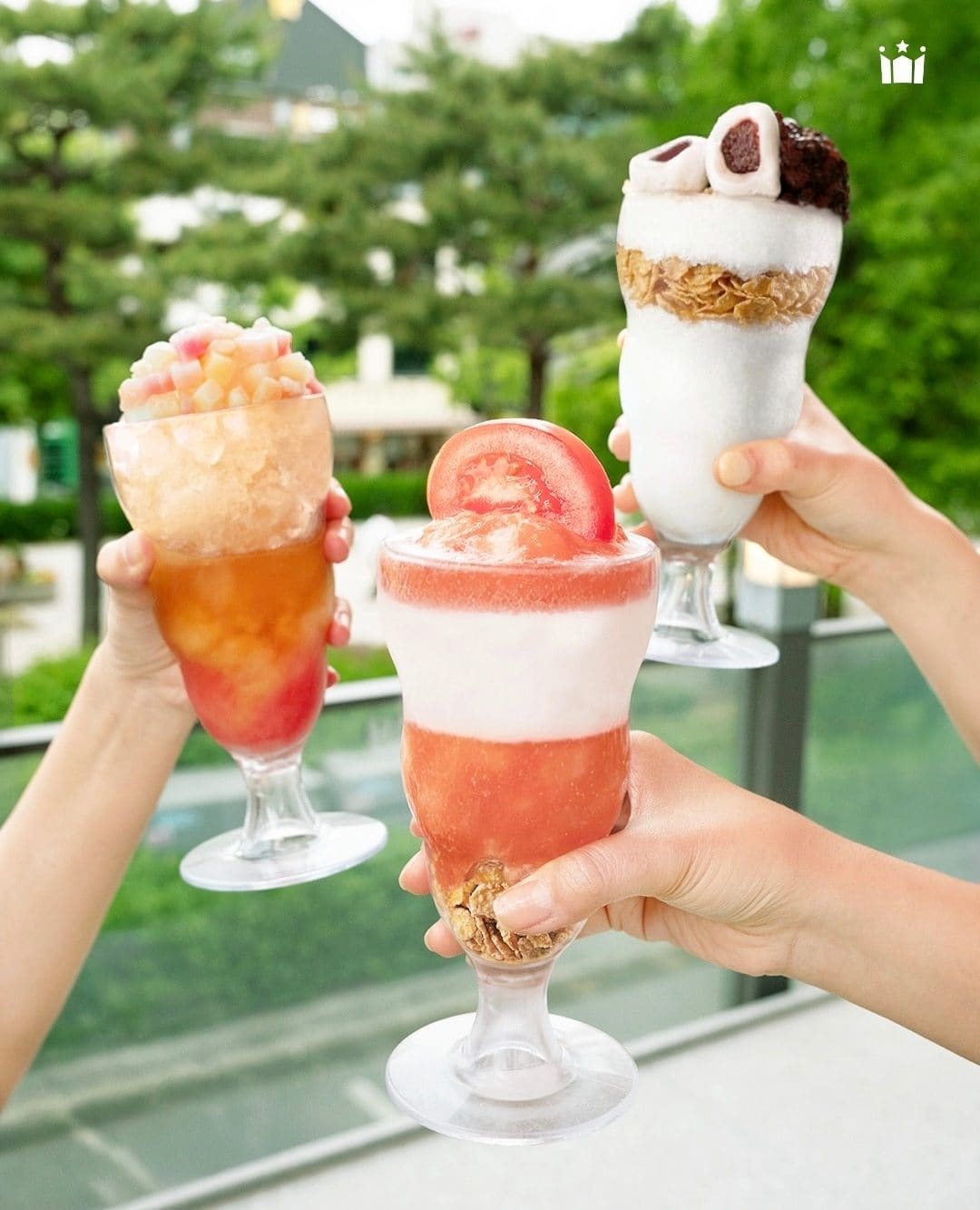 할리스커피 컵빙수 3종 출시🍧 토마토부터 팥빙수까지 취향저격