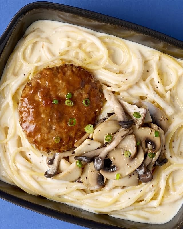 GS25 신상 슈퍼마리오 함박버섯크림파스타🍄 꾸덕크림에 함박 조합 미쳤다 이미지 3