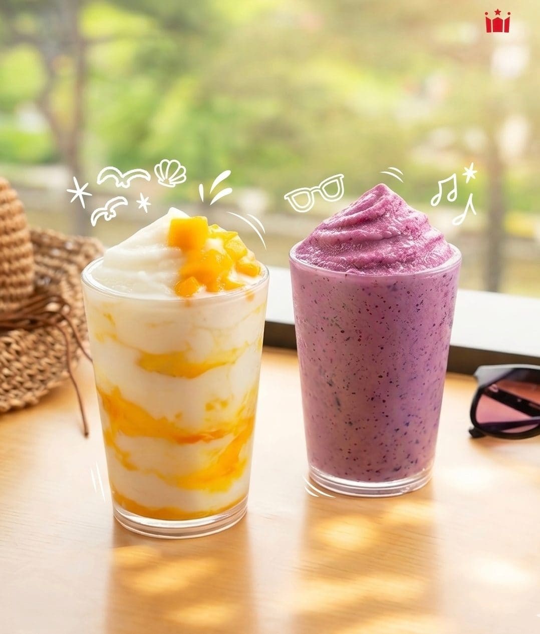 할리스 애플망고 할리치노 & 블루베리 요거트 할리치노 출시🥭🫐