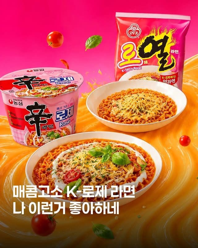신라면로제큰사발면 & 로열라면 출시🍜🌶️ 이미지 1