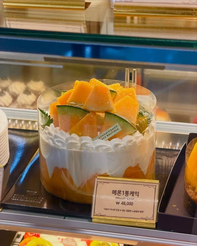 🍈 성심당 시즌한정 신상 등장 노을빛 머금은 비주얼 미쳤다… ‘메론1통케익’ 출시 💛
