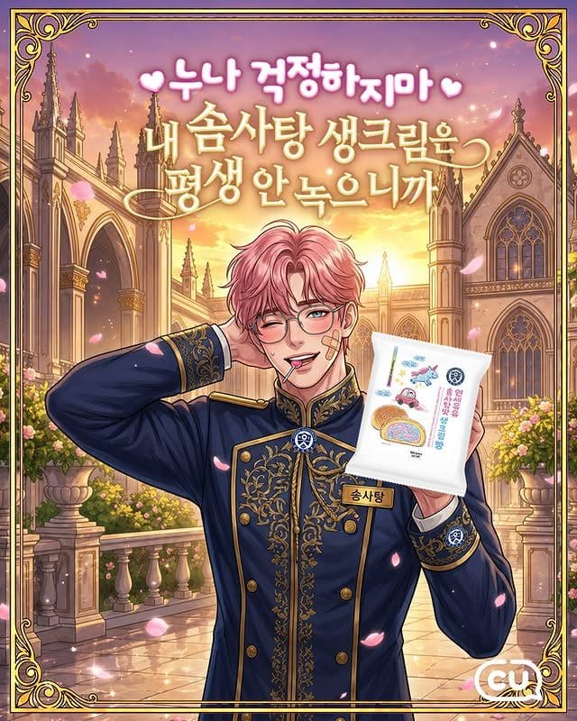 CU 연세우유 솜사탕생크림빵 출시… 비주얼부터 첫사랑 감성 터졌다☁️💗 이미지 1