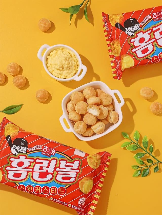 해태 홈런볼 스윗커스타드 재출시… 45주년 레전드 과자 돌아왔다💛 이미지 3
