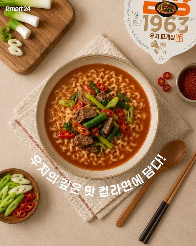 이마트24 신상! 삼양1963 우지파개장 컵라면 출시 이미지 2