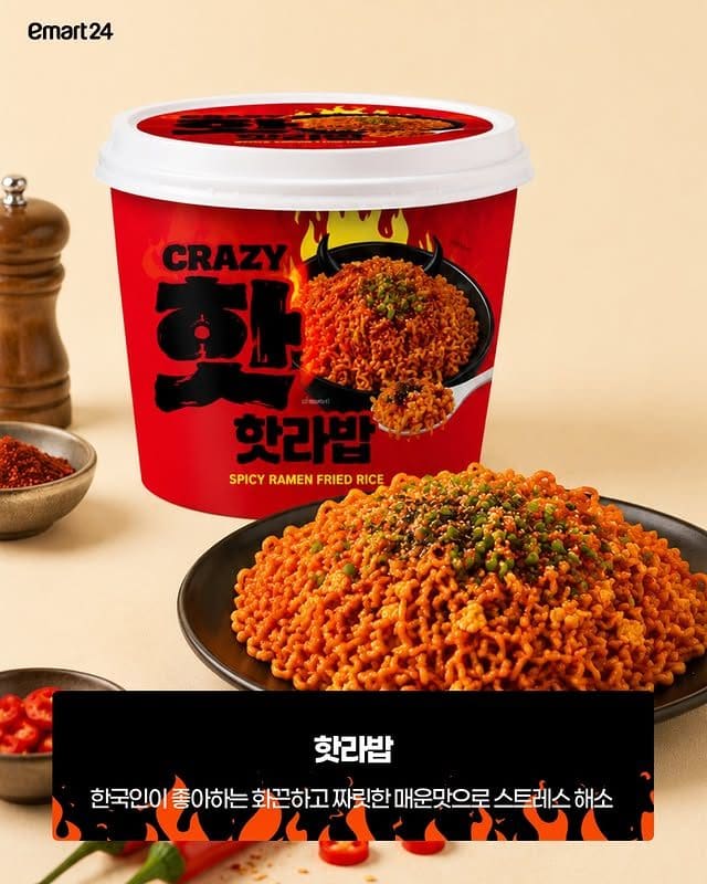 이마트24 신상 핫라밥 2종 출시…라면볶음밥의 매운 유혹 이미지 3