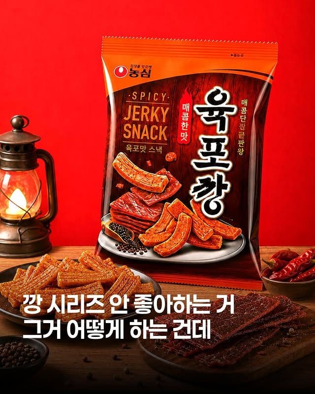 먹태깡 다음은 이거다! 육포깡 매콤한맛 신상 출시 이미지 1