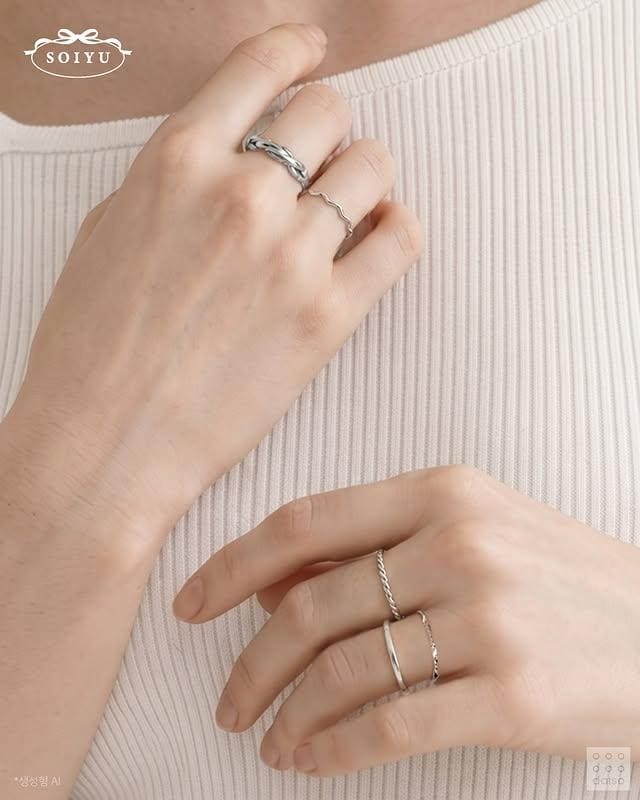 다이소 SOIYU 반지세트 출시! 5개 구성에 2,000원 이미지 2