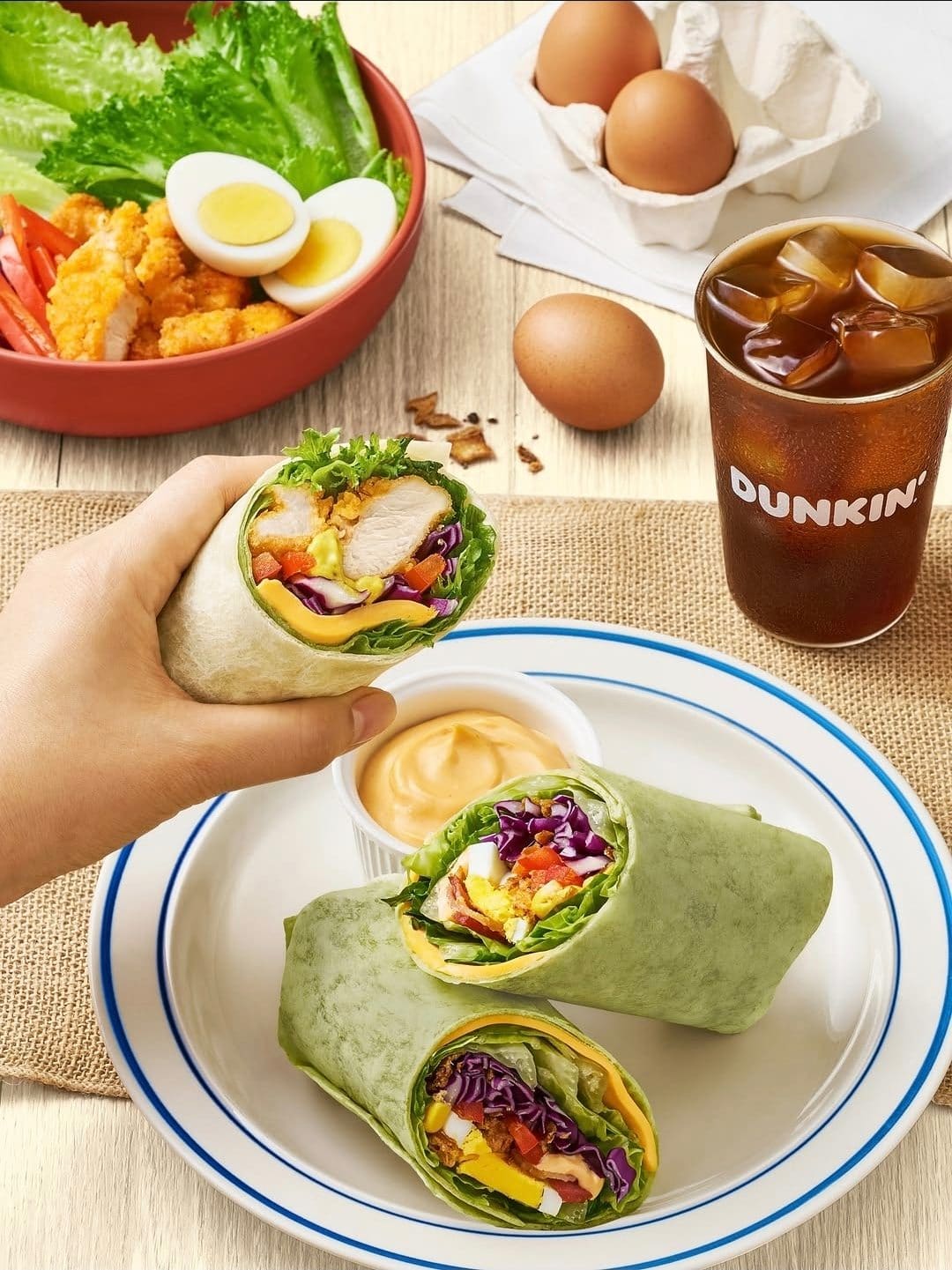 던킨 랩 샌드위치 2종 출시! 🌯✨