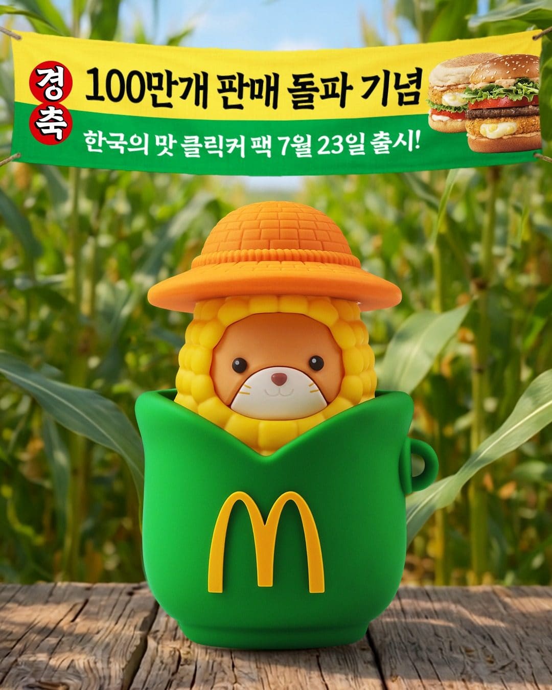 5🌽 맥도날드 X 충주씨, 옥수수 클리커까지 나왔어요! 이미지 1