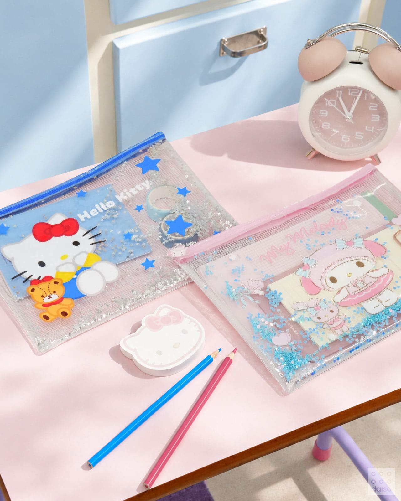 🎀 다이소 헬로키티·마이멜로디 신상! 키링부터 파우치까지 너무 귀여워요 💕 이미지 3