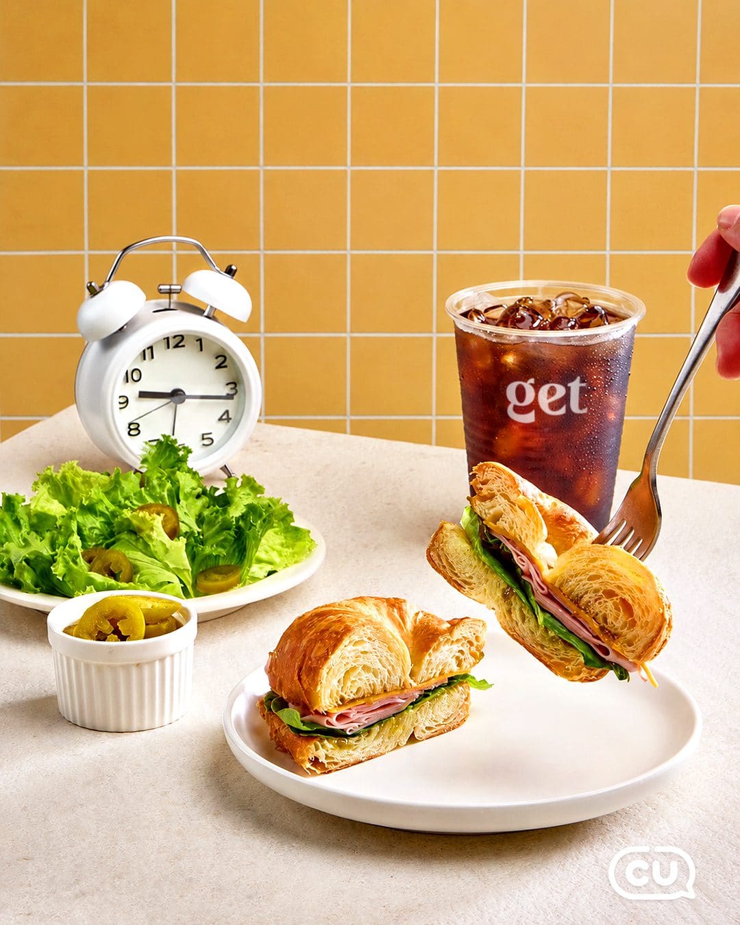 🥐 CU 잠봉치즈크루아상샌드 이미지 2