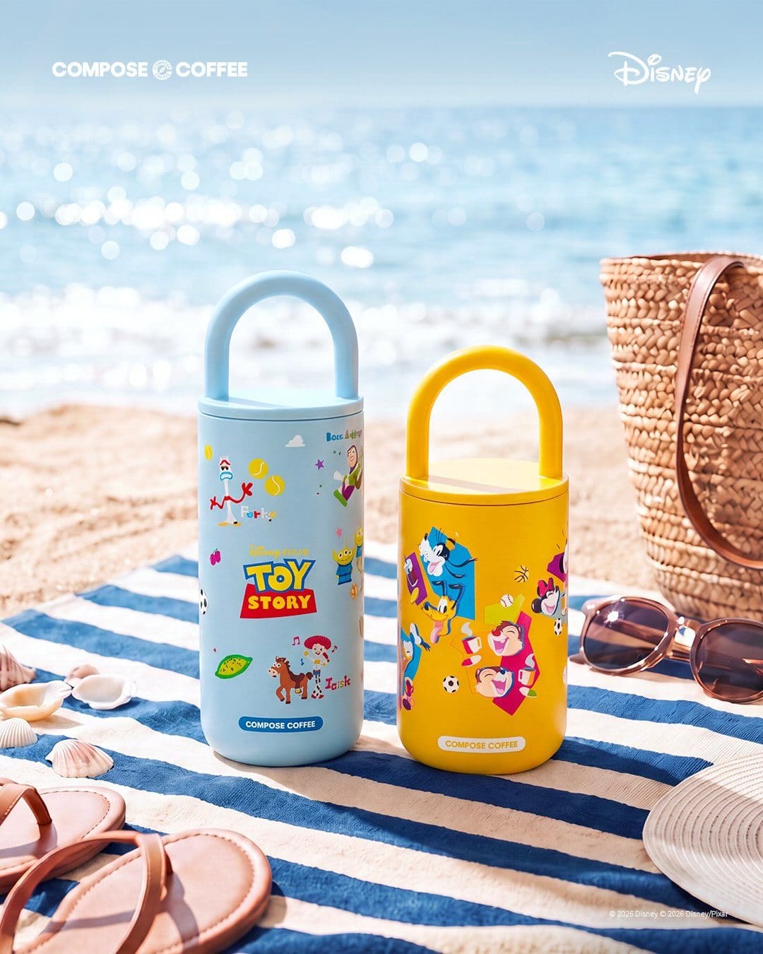 컴포즈커피 디즈니 콜라보 텀블러 🏖️✨ 이미지 3