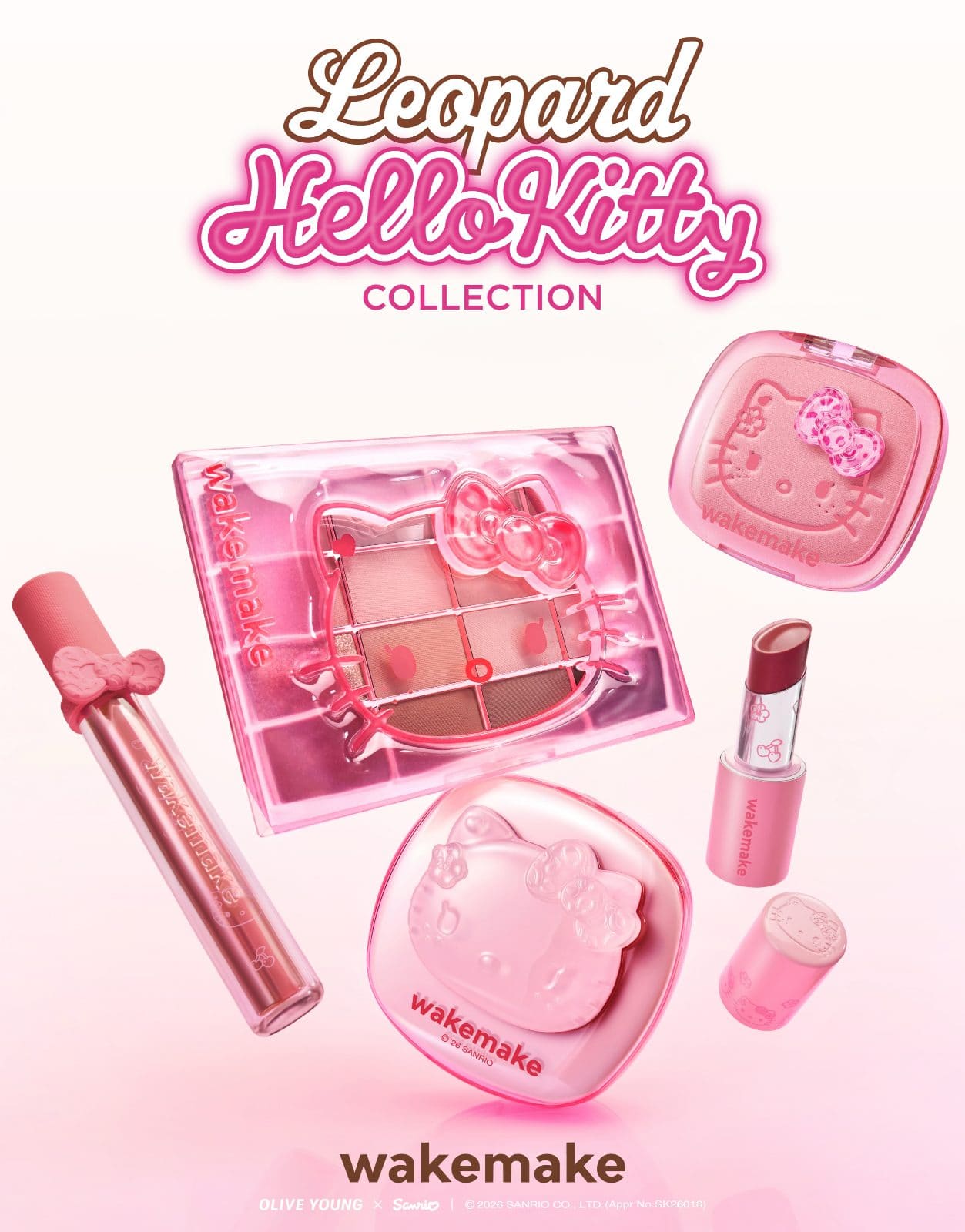 올리브영 #웨이크메이크 LEOPARD HELLOKITTY COLLECTION 💗🎀 이미지 1