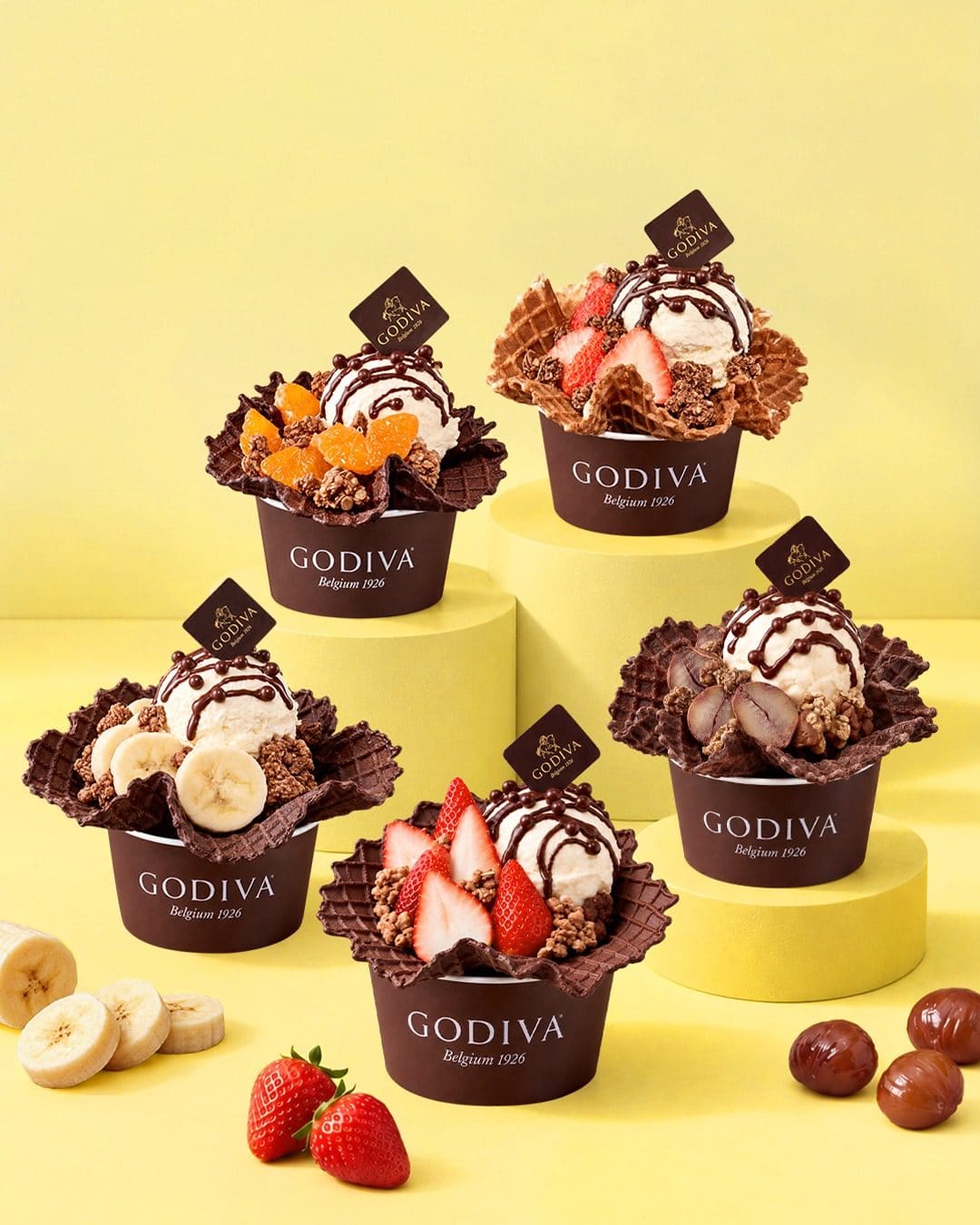 고디바 롯데월드몰점 한정 모찌 & 와플 젤라또 출시! 🍫🍓 이미지 2